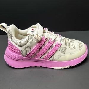 Adidas x Legos Racer TR Kids Shoes GW1877 Off White / Bliss Lilac / Core Black